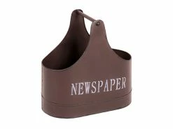 Brandneu ❤️ Vivre Zeitungsständer Patrick 44 x 44 x 27 cm in braun 💯