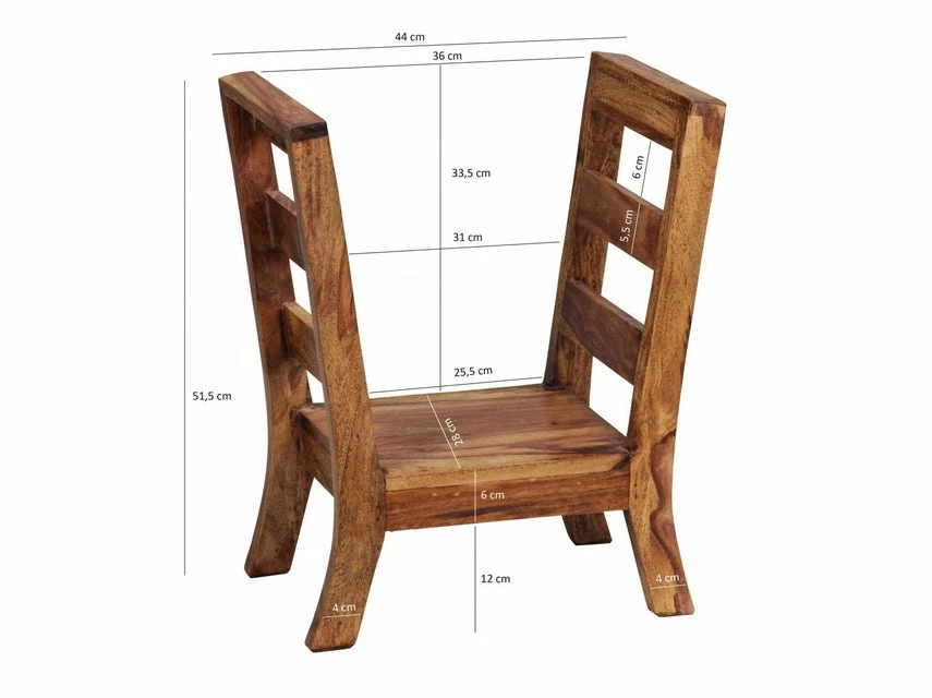 Besorgen 😍 Vivre Zeitungsständer MUMBAI - 44/28/52cm in braun 😍 – Bild 3