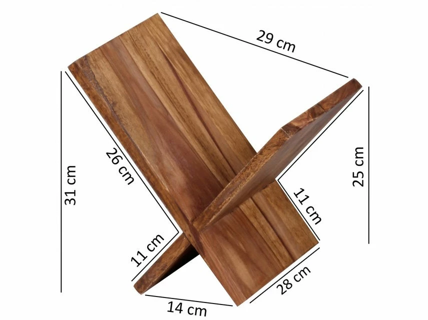 Aktion ✨ Vivre Zeitungsständer MUMBAI - 29/28/31cm in braun ❤️ – Bild 5