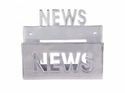 Schlussverkauf 🥰 Vivre Deko Prospekthalter NEWS - 30/4/27cm in silberfarben 🥰